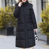 Fashion Winter Coat Female Overcoats Hooded Elegant Loose Thick Warm Plus Size Long Parkas Lady Jackets