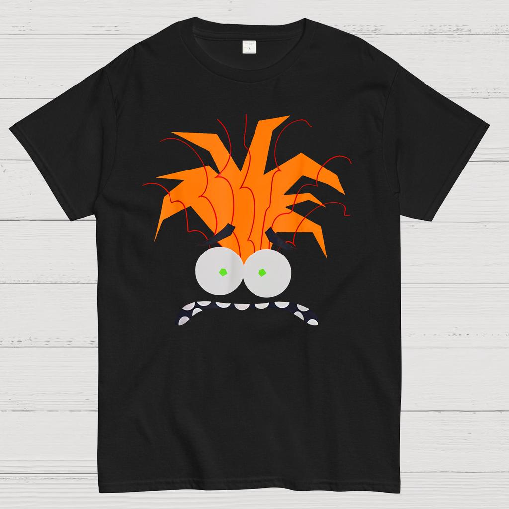 Retro Pop Culture Crazy Monster Face Cotton Summer Casual Cool Loose T-Shirt