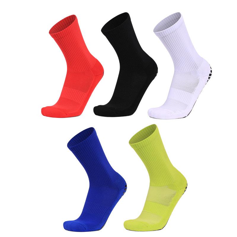 Adult Towel Bottom Sweat-Absorbing And Breathable Sports Socks Thickened Medium Tube Socks Children'S Dispensing Non-Slip Football Socks