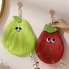 Двойное полотенце для рук в форме фруктов Kawaii, впитывающие полотенца для рук для ванной, кухни, детского полотенца