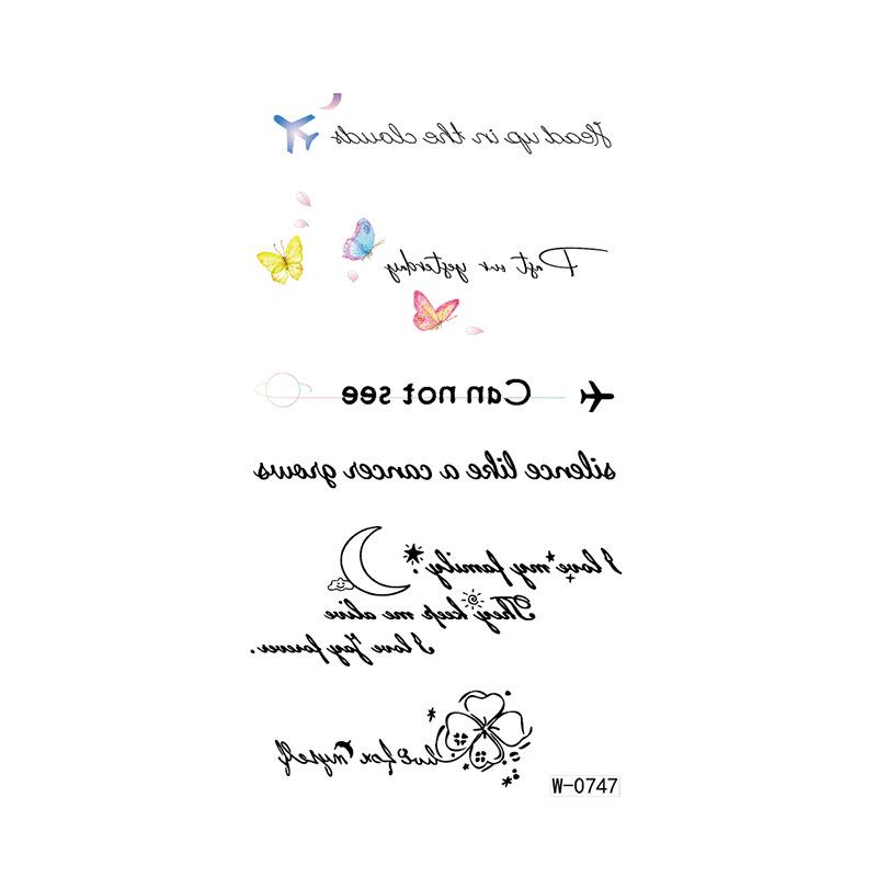 Красочный стикер Мультяшная татуировка Временная водостойкая Анимация Цветок Персонализированный цветок Тату-наклейка на руку