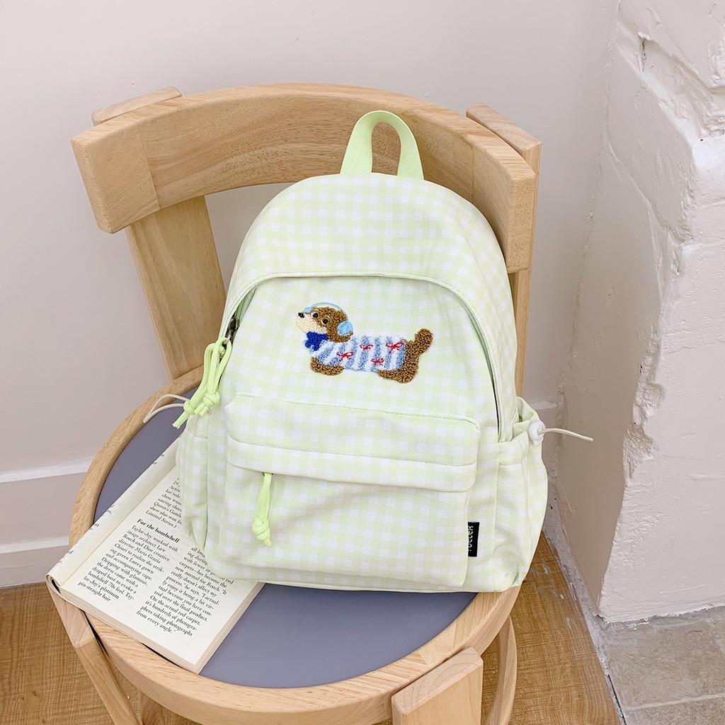 Double River Girl School Backpack With Nylon Material For Students And Casual Use