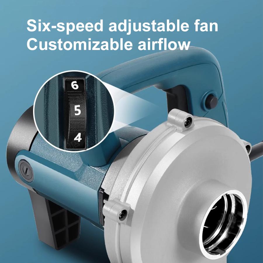 4580 Вт Электрический пылесос-воздуходувка Двухцелевой аппарат для всасывания и выдувания Высокоэффективный пылесборник 2 в 1 Пылесос-воздуходувка