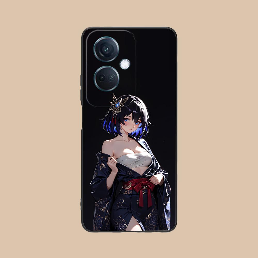 HSR Seele Матовый чехол из ТПУ для мобильного телефона OPPO Reno 14 13 12 11 10 9 8 7 6 5 F T Pro 5G Цветная печать