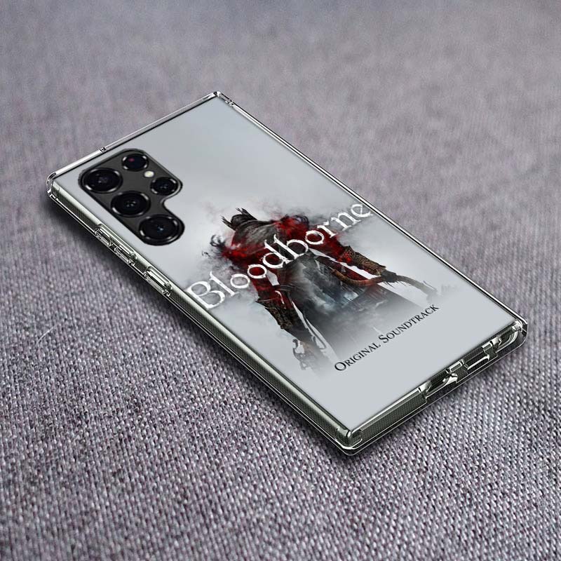 Чехол для телефона Game Bloodborne для Samsung Galaxy S24 S23 S21 S20 FE S22 S26 Ultra S25 Edge S10 Plus Cover Прозрачный ТПУ Capa Shell Coqu