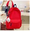 Schoolbag College Student School Bag Male and Female Junior High School High School Elementary School Student Backpack 1011 New Leisure Travel 