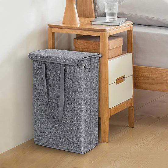 Yousheng Laundry Storage Bag with Ergonomic Handle Foldable Design Dustproof Large Capacity Clothes Organization Laundry Basket