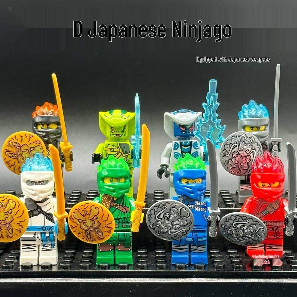 Строительный набор-пазл Ninjago 2025: Детские мотоциклы, спортивные машины, фигурки и куклы