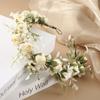 1/2 шт. Весенняя богемная свадебная корона для волос, головной убор, цветочный венок, гирлянда для невесты, обруч для головы, повязки для волос, свадебное украшение для волос для девочек
