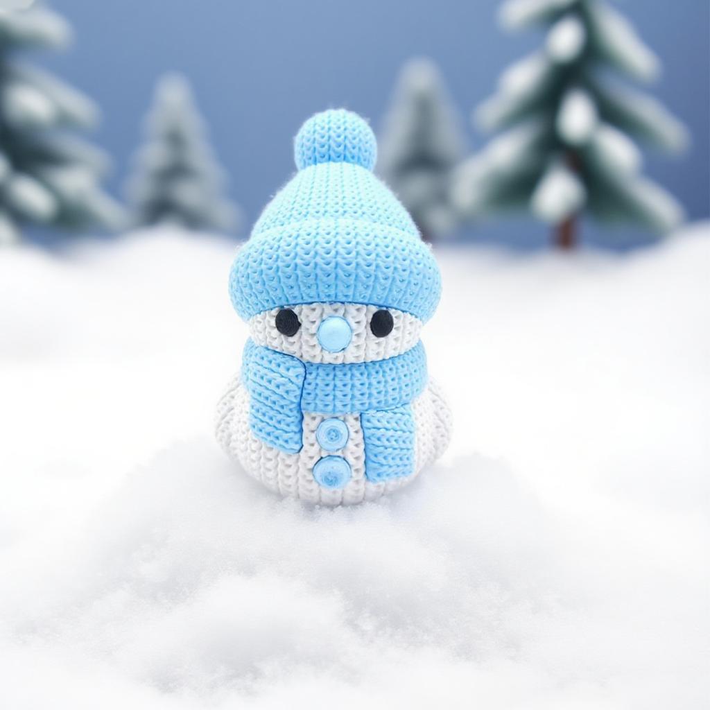 Интересные декоративные украшения в виде снеговика, напечатанные на 3D-принтере, Рождественское украшение в виде снеговика