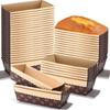 Wedding Bakery Disposable Baking Kraft Cake Liner Bread Tray Toast Box Paper Loaf Pans
