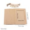 10pcs Home Decoration Photos Album Craft Combination Paper Frame With Clips Paper Picture Frames