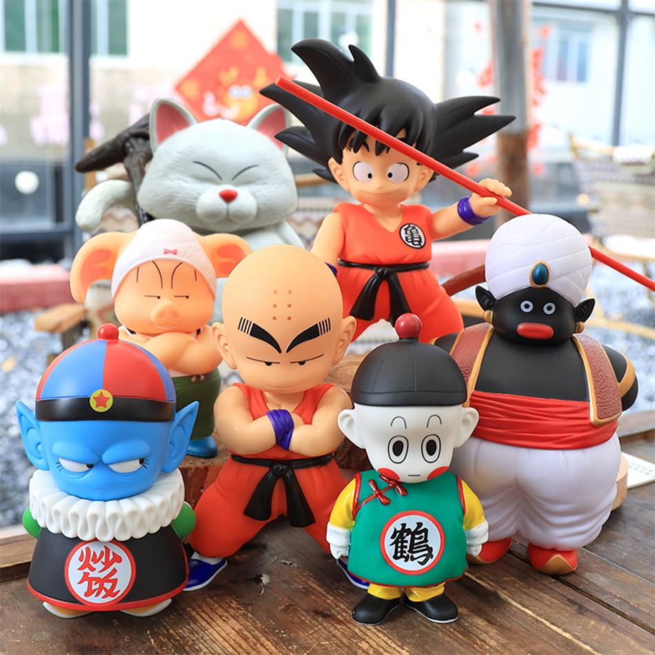 20 см Серия Dragon Ball Аниме Модель Гоку Пилаф Чаоцзу Улун Полая Модель Чаофань Цзяоцзы Карин Сама Ср. Попо Модель Фигурка Игрушка