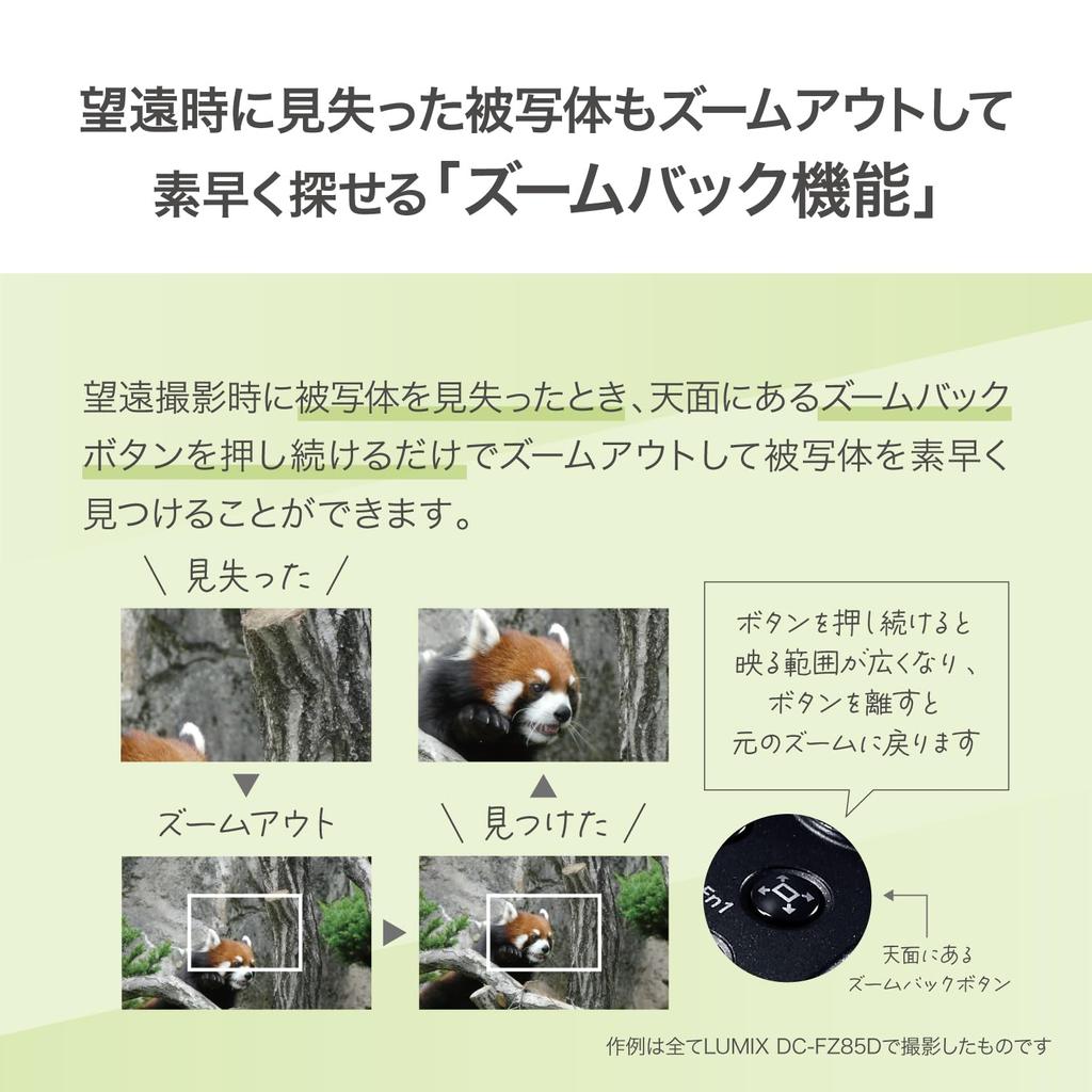 Panasonic Цифровая камера LUMIX с 60-кратным оптическим зумом, совместимая с черной камерой DC-FZ85D-K