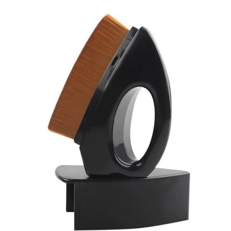 Маленькая железная кисть для макияжа, Одинарная большая кисть, Портативная, Волшебная основа без пудры, Декоративная кисть, Кисть для удаления пыли с автомобиля