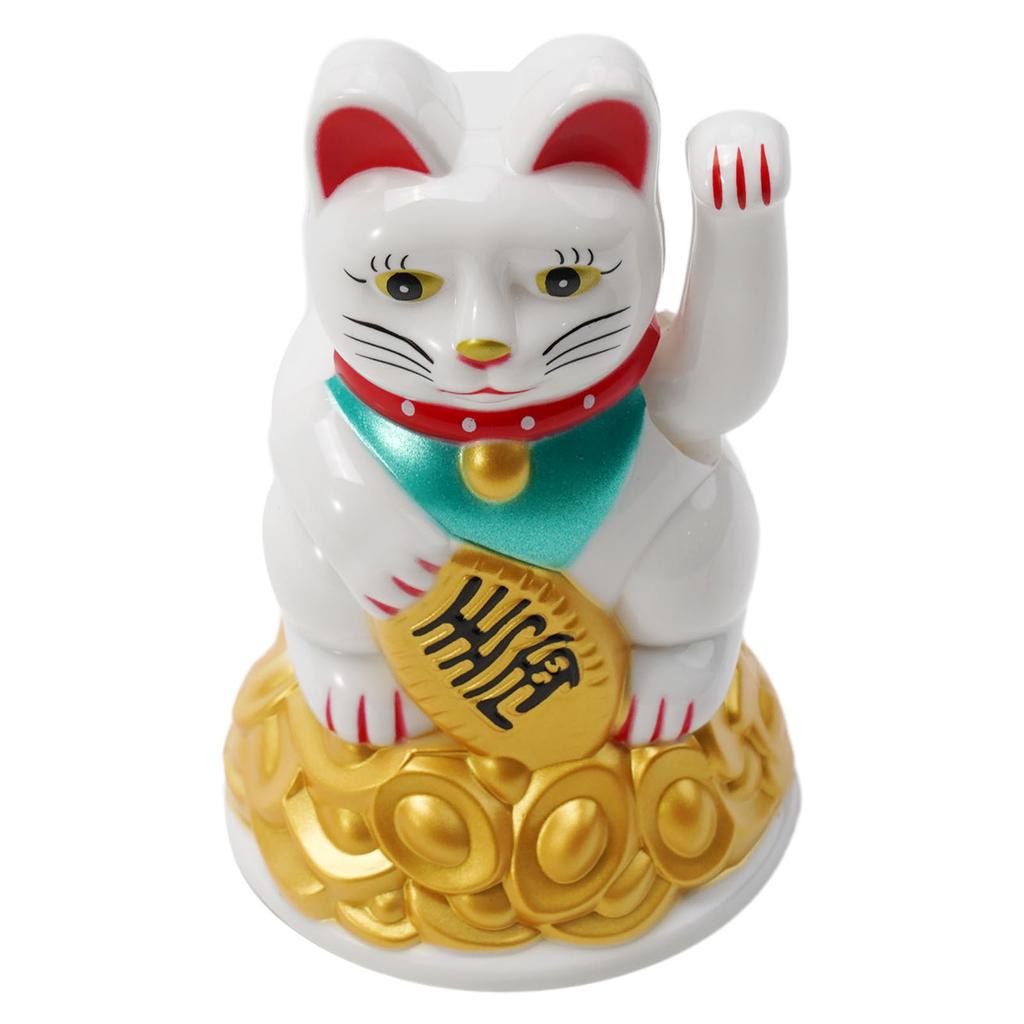 Китайский Счастливый Машущий Кот Привлекающий Maneki Neko Золотой Удача Фэн-шуй Талисман Приносящий Богатство-Удачу Для Домашнего Офиса Декор