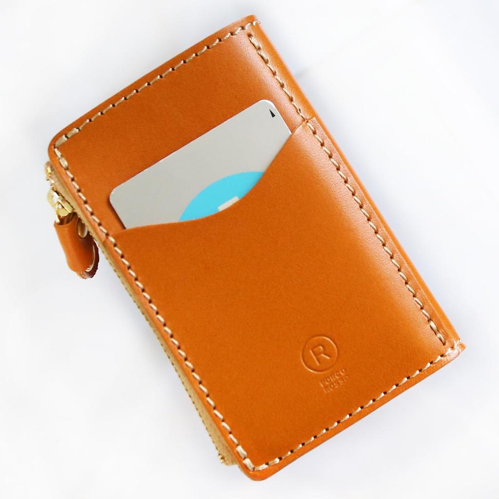 Чехол для ключей с кошельком для монет из натуральной кожи, интегрированный 4-рядный кожаный чехол для ключей Tochigi, держатель для ключей бренда Porco Rosso, сделано в Японии