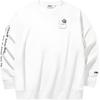 Anta Comfortable Casual Letter Print Round Neck Pullover Sweatshirt Men Sweatshirt Ivory 172438706-1