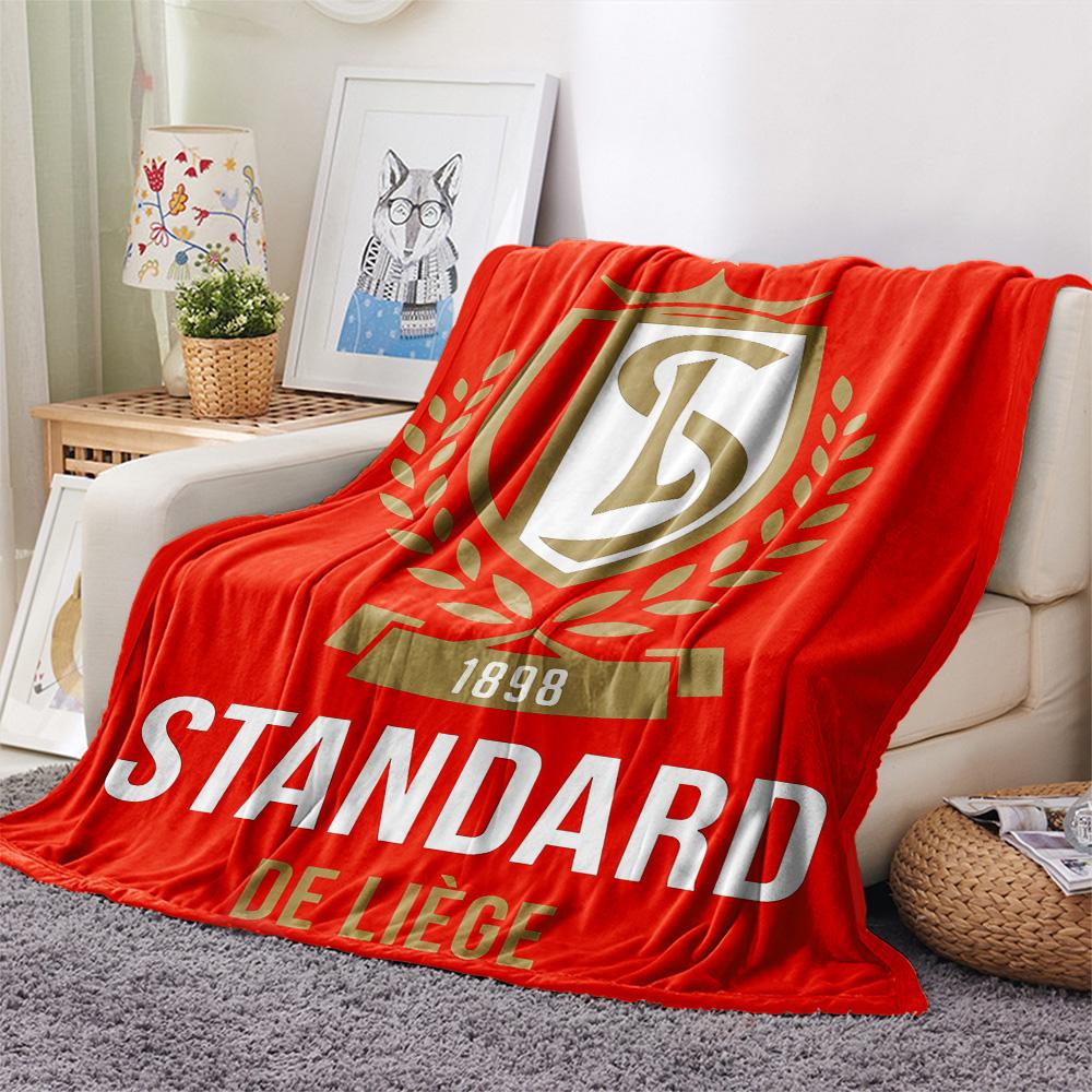 Фланелевое одеяло с принтом Standard Liege, Высококачественное, Удобное для всех сезонов, Декор для дома, Тепло и уют, Идеально для рождественских подарков
