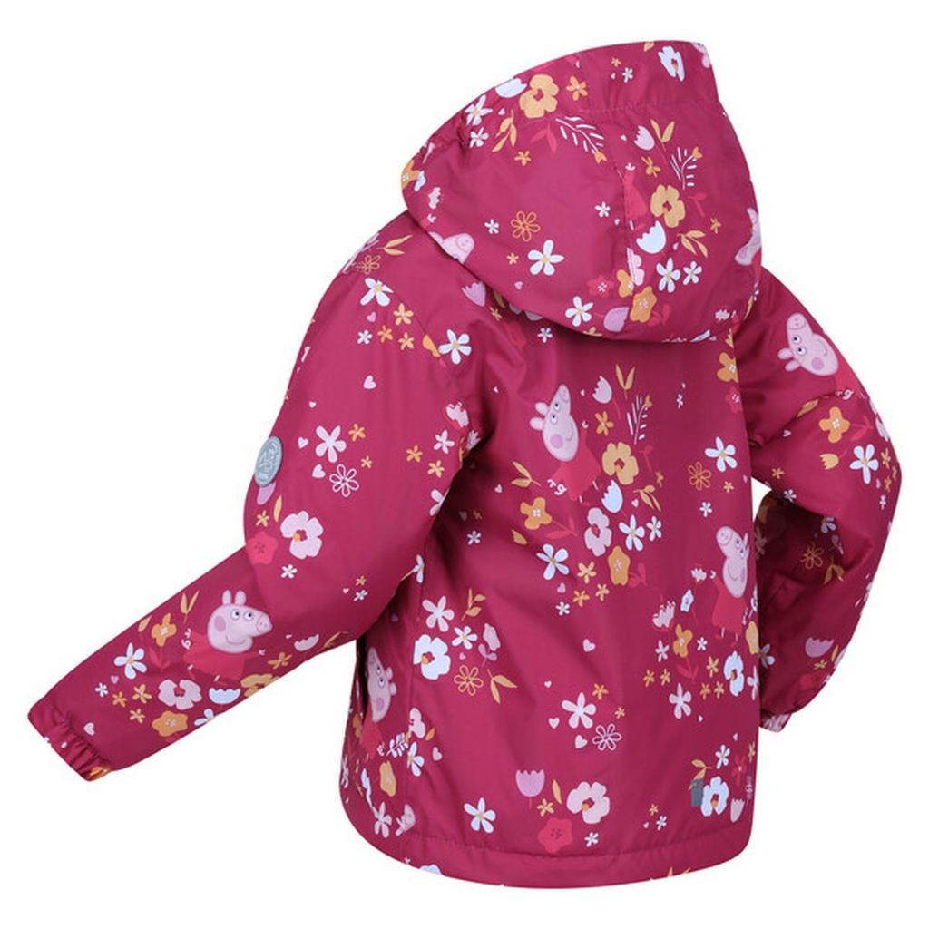 Regatta Childrens/Kids Muddy Puddle Peppa Pig Autumnal Padded Waterproof Jacket