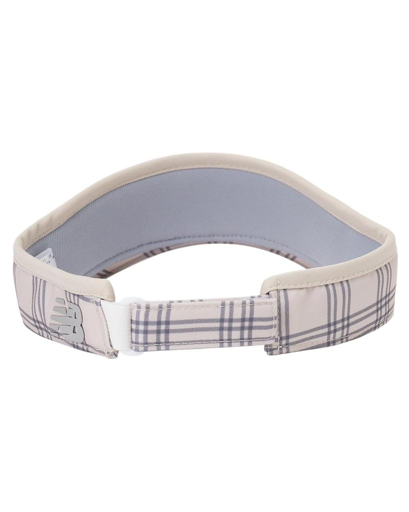 [New Balance] Golf Women's Sun Visor (Double Check, Size Adjustable)  012-5187507 041Beige FR
