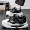Internet Celebrity Popular Men's Shoes Spring and Autumn Thick Soles New Versatile Sports Leisure Running Heightening Teenager Leather Dad Shoes