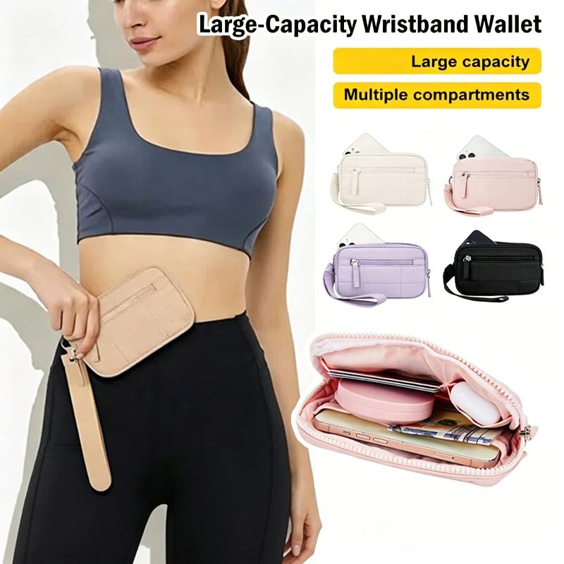 Durable Wristband Phone Bag Waterproof Design with Multi-pocket Features for Outdoor Enthusiasts