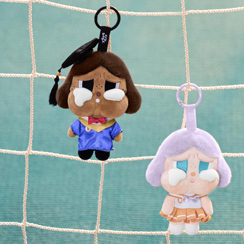 POP MART CRYBABY Sunset Concert Series Plush Pendant Pop Mart Gachapon Blind Box Figure Plastic Model Premium Toy Soft Vinyl Original Character