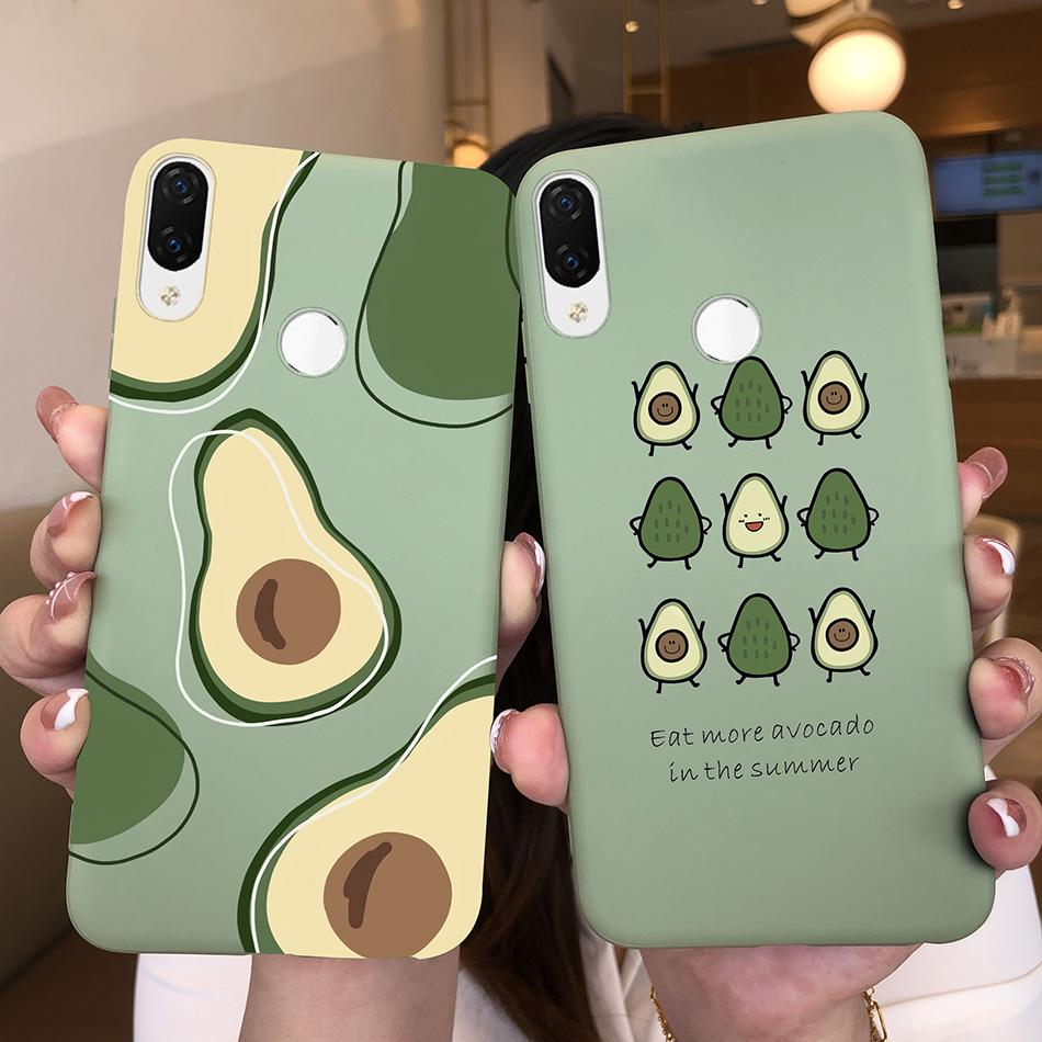 Для Huawei Nova 3i Nova4 Чехол Ударопрочный Матовый Милый Мультяшный Мягкий Силиконовый Задняя Крышка Телефона Для Huawei P Smart Plus Nova 3i Coque