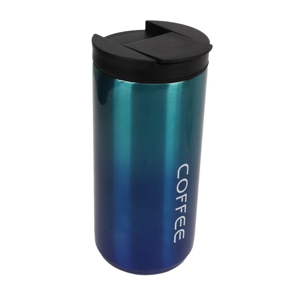 201 Shell Travel Tumbler Gradient Water Bottle Portable Insulated Coffee Mug  Outdoor