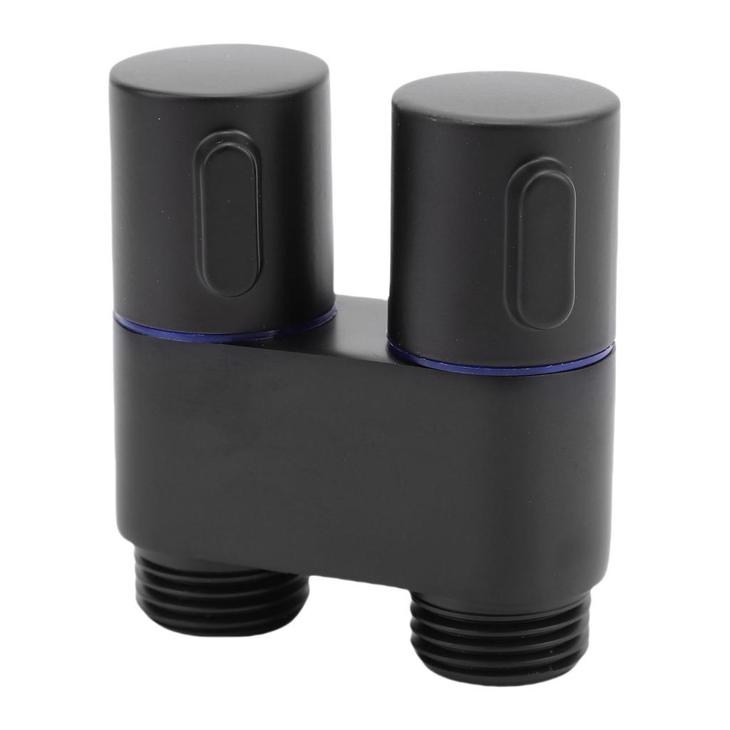 Угловой клапан 1 вход 2 выхода G1 2 Наружная резьба Двойное управление Металлический угловой клапан для ванной комнаты туалета биде балкона