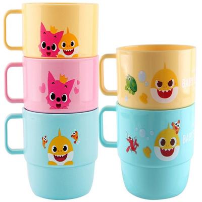 Izoum Pinkfong Baby Shark Handle Cup, набор из 5 предметов, разные цвета, 1 комплект, популярные корейские товары для родителей