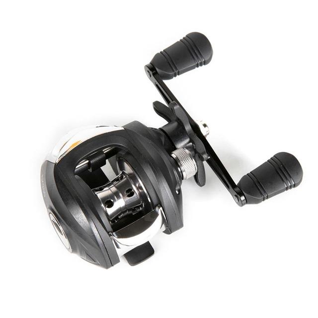 AK Plastic/Metal Wire Cup 7.2:1 High Speed Fishing Reel Left and Right Hand Bait Casting Reel Braking System 8kg Puller Magnetic Brake