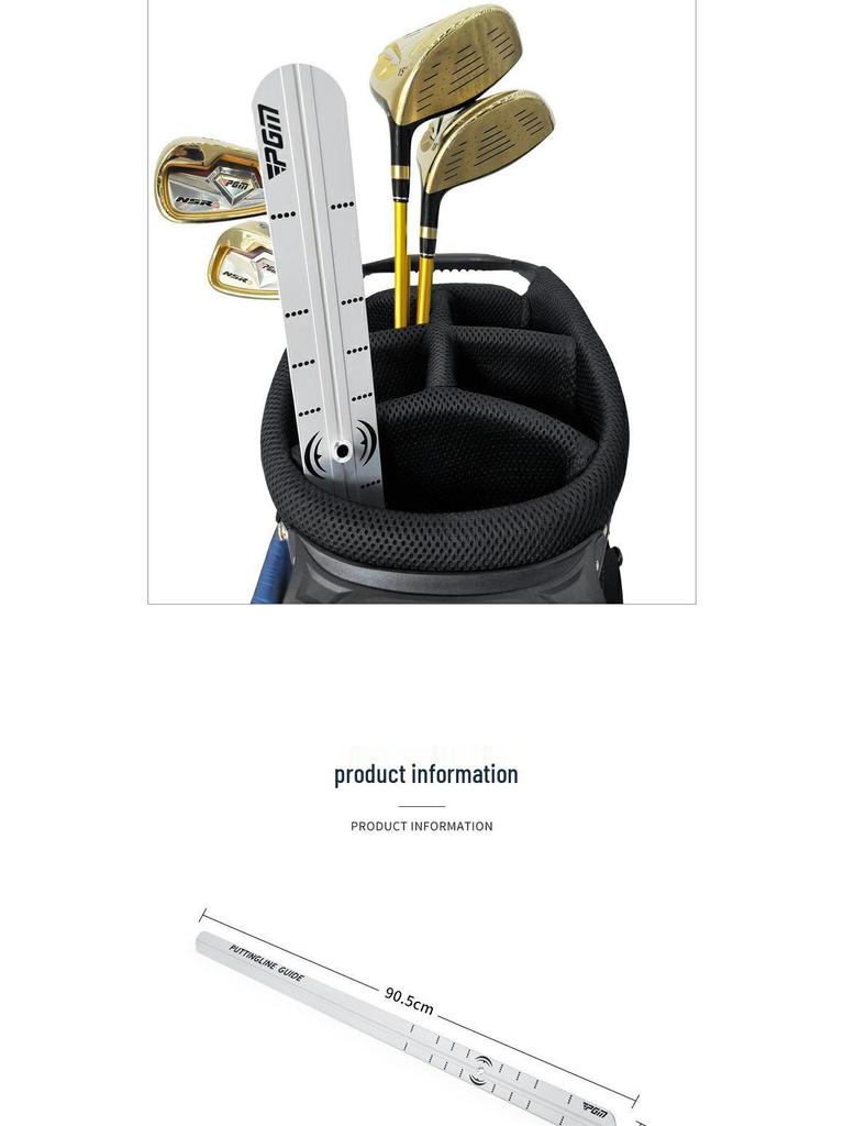 PGM Golf Precision Putter Guide with Trajectory and Topspin Control