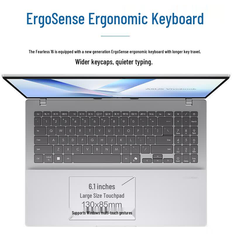 ASUS Vivobook 16 High-Performance Laptop (CN version)