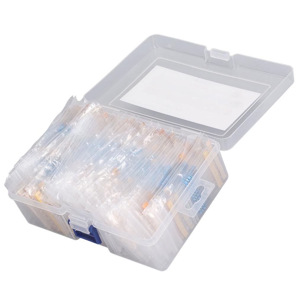 860 шт. металлопленочных резисторов 86 значений 0,5 Вт 0,1 Ом до 10 МОм набор электрических резисторов