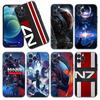 Чехол для телефона N7 Mass Effect для Apple iPhone 12 13 Mini 11 Pro Max XR X XS MAX 8 7 6S 6 Plus SE 5S 5 2020, мягкий черный чехол из ТПУ