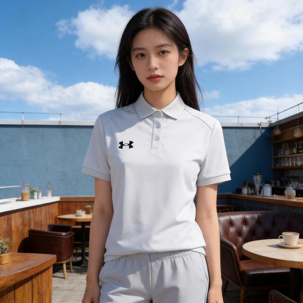 Under Armour Универсальная спортивная повседневная простая футболка-поло с коротким рукавом мужские топы 26500511-014