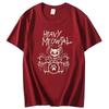 Unisex Tees Heavy Meowtal Cat Metal Music Gift Idea Funny Pet Owner Tshirt Latest Printed Tops Shirt Cotton T Shirts For Boys Geek