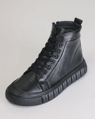 Ботинки осенние Bravelli 17498 40 черные кожа