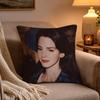 Hot Singer LLana DDel RReyS Pillow Case Soft Plush Cushion Cover Double Print and Invisible Zipper for Sofa Home Car Use