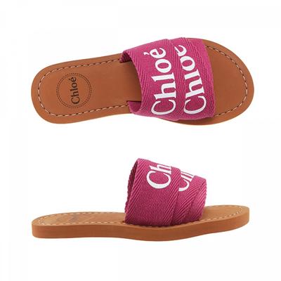 Шлепанцы-мюли Chloe C20136 49l с логотипом Woody