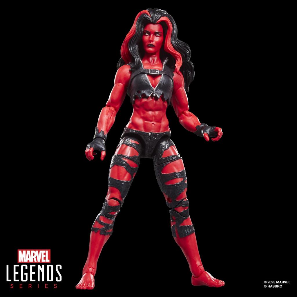 Hasbro Marvel Legends Series Red She-Hulk Action Figure 6-Inch Marvel Comics Collector's