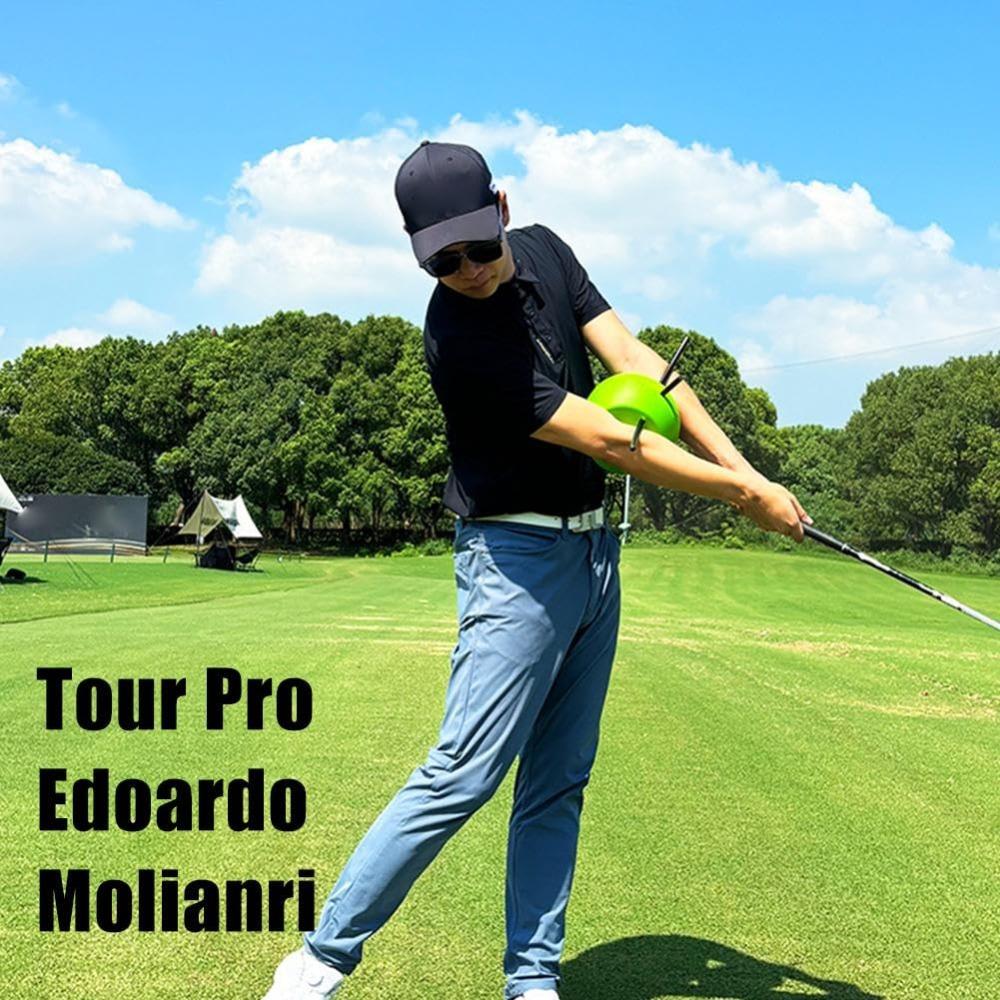 Training Aid Golf Swing Trainer Alignment Rod Head Connecting Ball New Chicken Wings Corrector