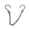 5pcs Black Iron Hanging Chains with S Hooks Mulitipurpose Plant Hangers for Bird Feeders Lanterns Flower Baskets Home Garden Decoration 10PCS