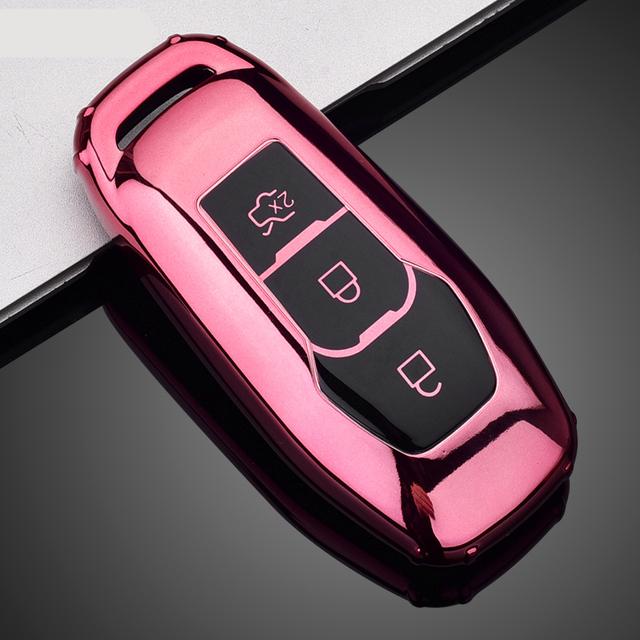 Мягкий чехол для дистанционного ключа из ТПУ для Ford Focus 3 4 ST Mondeo 5 MK5 Mustang F-150 Explorer Edge Fiesta Kuga MK3 4