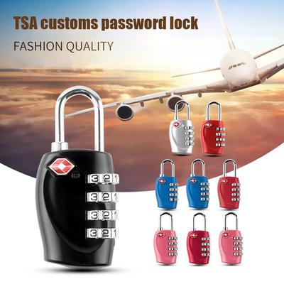 TSA330 Замок от кражи для чемодана, 4-значный кодовый замок, Таможенный кодовый замок TSA, Умный кодовый замок