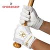 Spidergrip Power Digital Baseball Batting Glove (White, XXS)