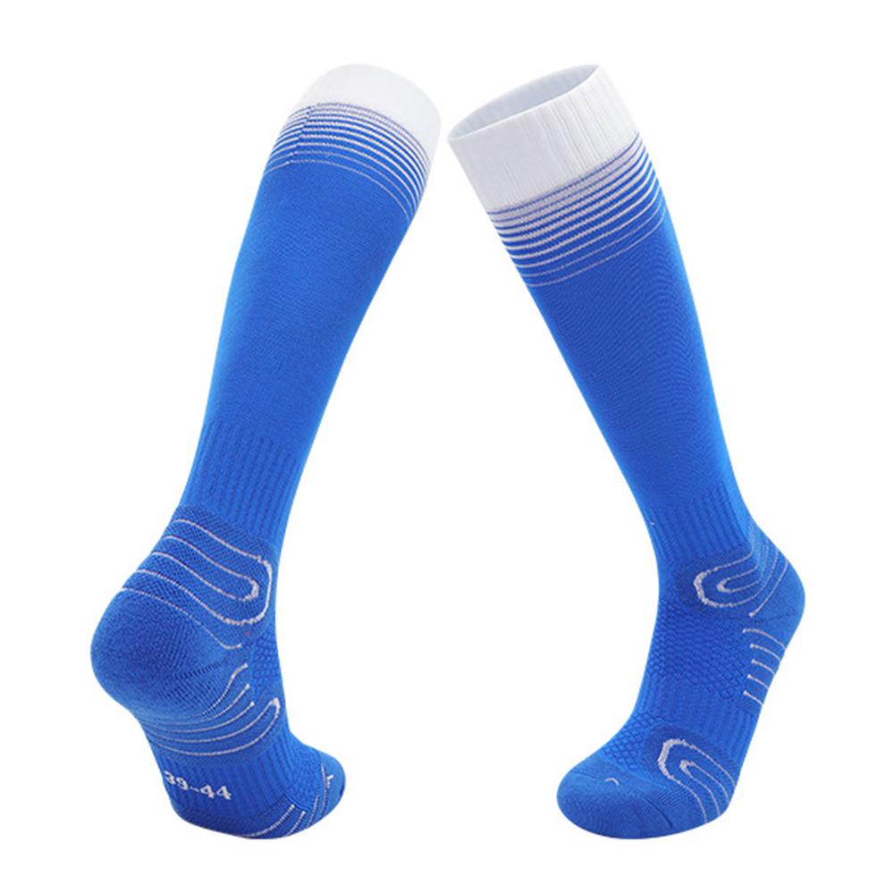PORFIN 1 Pair M Size 34 - 38 Professional Football Socks Breathable High Tube Thickened Training Socks