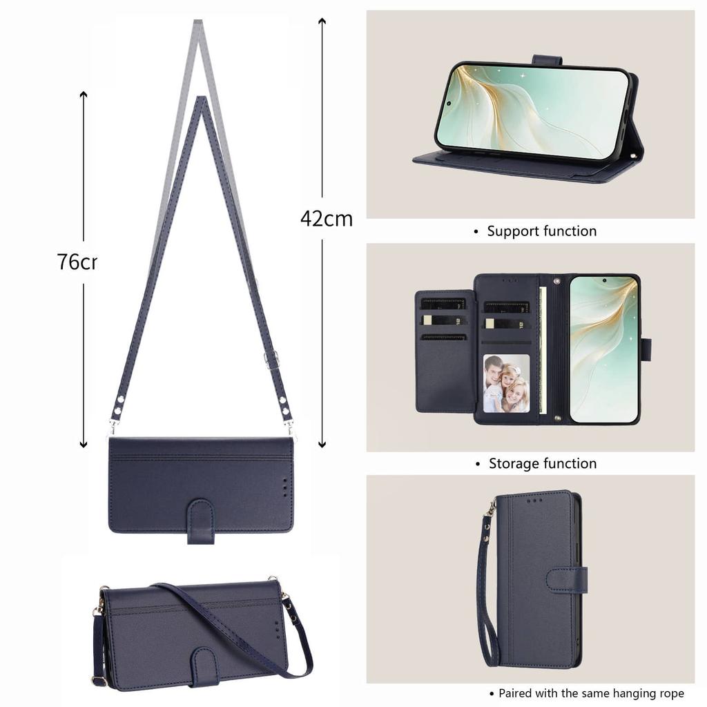Кошелек-чехол для Motorola Moto Edge 2026 G37 Power G47 G67 G77 G87 Edge 60 Stylus 5G 70 G30 Fusion Cover Тонкий Флип Магнитная Застежка